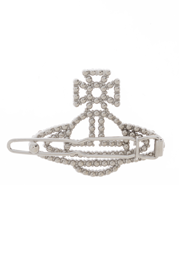 Silver Hair clip Vivienne Westwood - SchaferandweinerShops